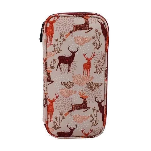 Strick Aufbewahrungstasche Leere Häkelnadeln Stricknadeln Kit Organizer Fall für Nadeln Schere Lineal Nähtasche Zubehör