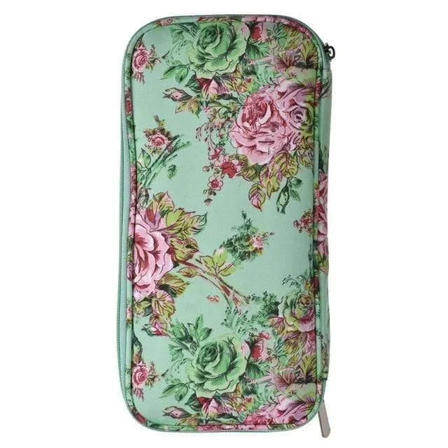 Strick Aufbewahrungstasche Leere Häkelnadeln Stricknadeln Kit Organizer Fall für Nadeln Schere Lineal Nähtasche Zubehör