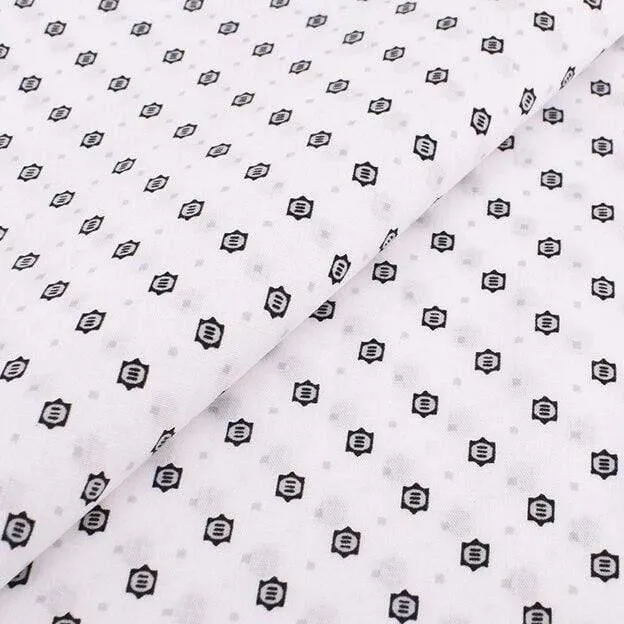 Chainho, geometrische Muster, bedruckter einfarbiger Baumwollstoff, DIY-Quilt- und Nähmaterial aus Popeline für Baby- und Kinderkleider, Hemden und Röcke
