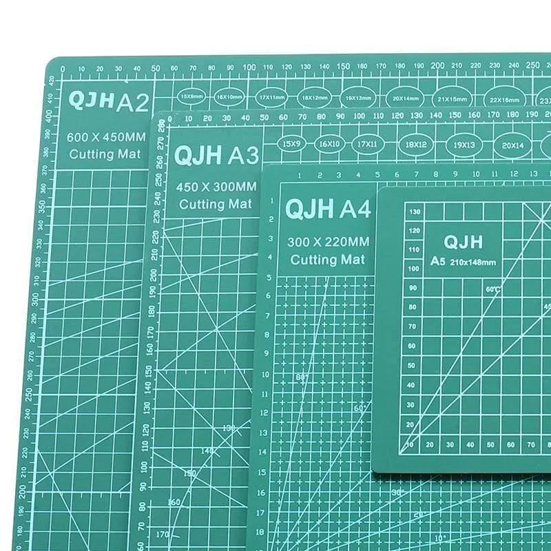 A1 A2 A3 A4 A5 PVC Schneidematten Leder Gravur Schneidebrett Selbstreparierende Matte DIY Leder Handwerk Schneideunterlage Nähzubehör