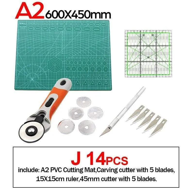 A1 A2 A3 A4 A5 PVC Schneidematten Leder Gravur Schneidebrett Selbstreparierende Matte DIY Leder Handwerk Schneideunterlage Nähzubehör