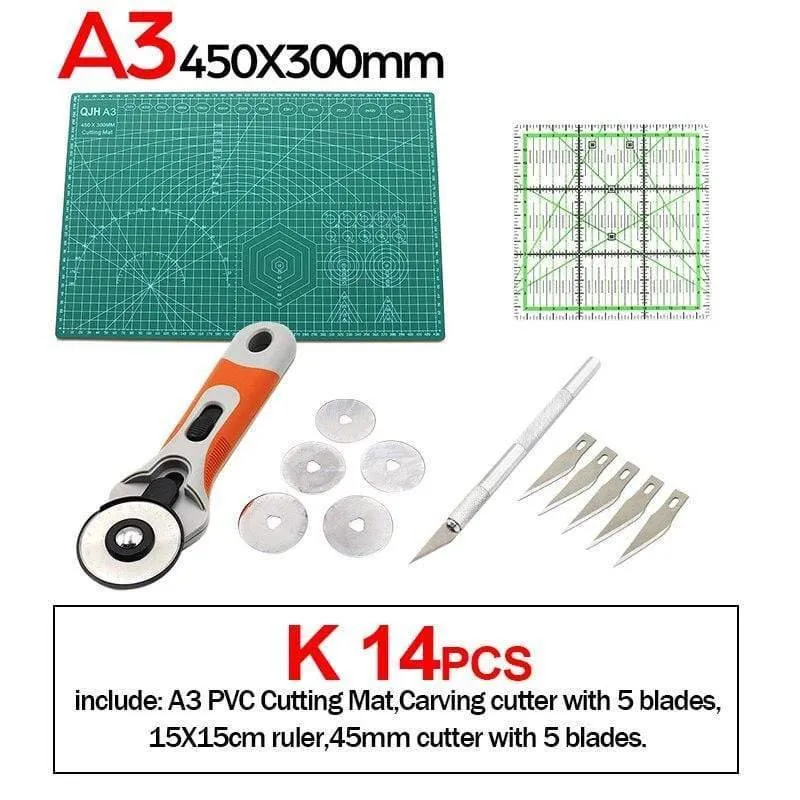 A1 A2 A3 A4 A5 PVC Schneidematten Leder Gravur Schneidebrett Selbstreparierende Matte DIY Leder Handwerk Schneideunterlage Nähzubehör