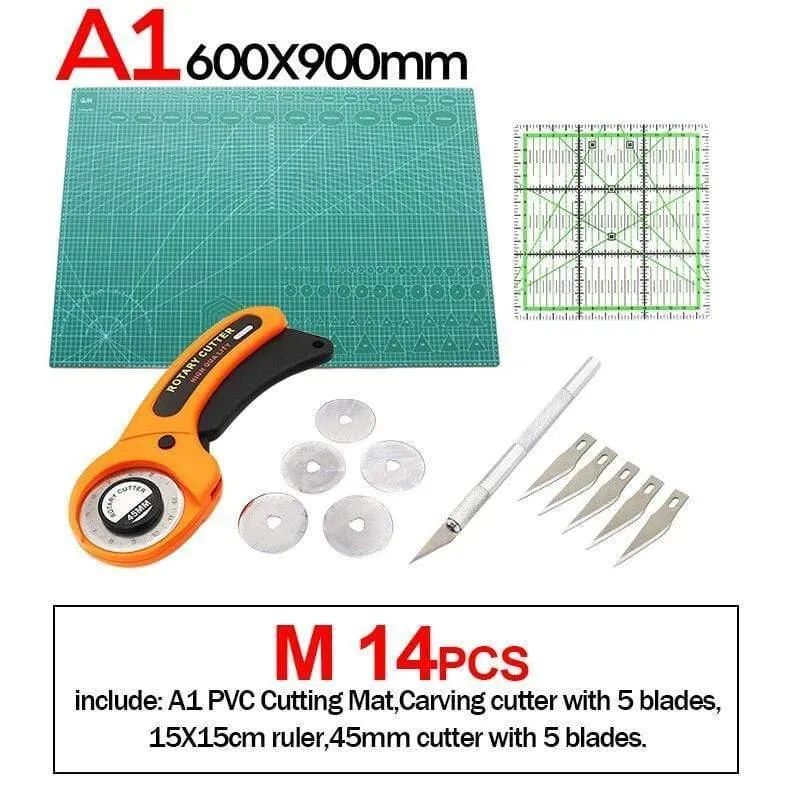 A1 A2 A3 A4 A5 PVC Schneidematten Leder Gravur Schneidebrett Selbstreparierende Matte DIY Leder Handwerk Schneideunterlage Nähzubehör