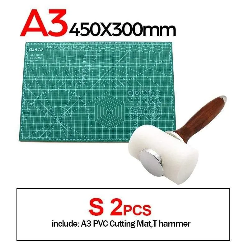 A1 A2 A3 A4 A5 PVC Schneidematten Leder Gravur Schneidebrett Selbstreparierende Matte DIY Leder Handwerk Schneideunterlage Nähzubehör