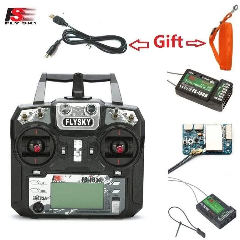 Flysky I6X FS-i6X 10CH 2.4G AFHDS 2A RC Sender Steuerung mit FS-iA6B FS-iA10B FS-X6B FS-A8S IA6 A8S Empfänger für Rc Flugzeug