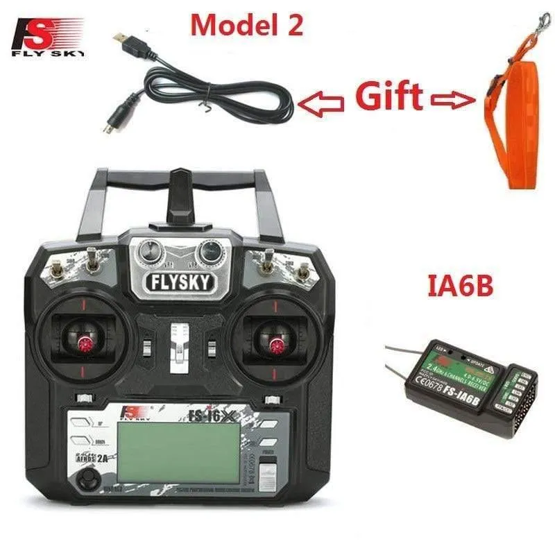 Flysky I6X FS-i6X 10CH 2.4G AFHDS 2A RC Sender Steuerung mit FS-iA6B FS-iA10B FS-X6B FS-A8S IA6 A8S Empfänger für Rc Flugzeug