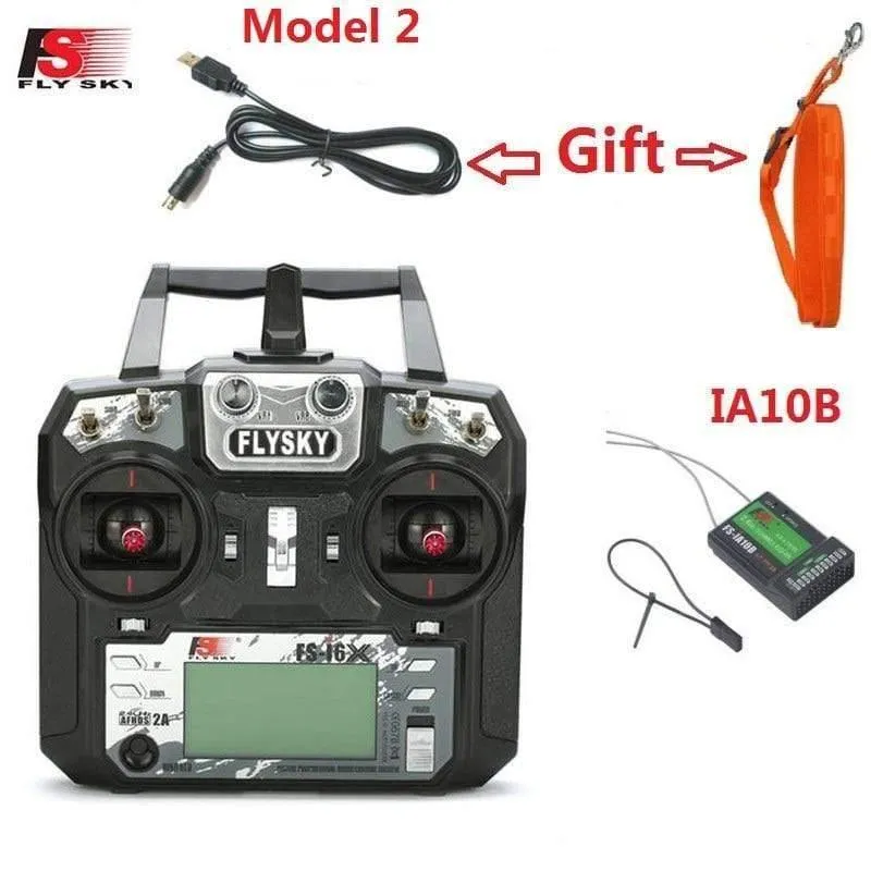 Flysky I6X FS-i6X 10CH 2.4G AFHDS 2A RC Sender Steuerung mit FS-iA6B FS-iA10B FS-X6B FS-A8S IA6 A8S Empfänger für Rc Flugzeug