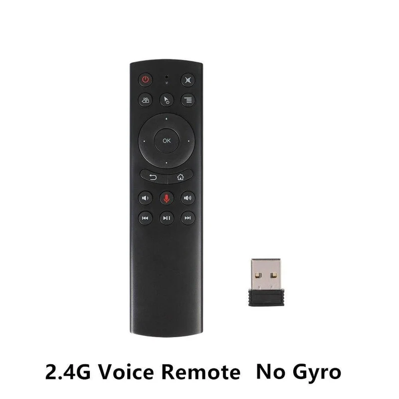 L8STAR G20S Pro Voice Hintergrundbeleuchtetes Smart Air Mouse Gyroskop IR Lernen der Google Assistant-Fernbedienung für X96 MAX + Android TV BOX