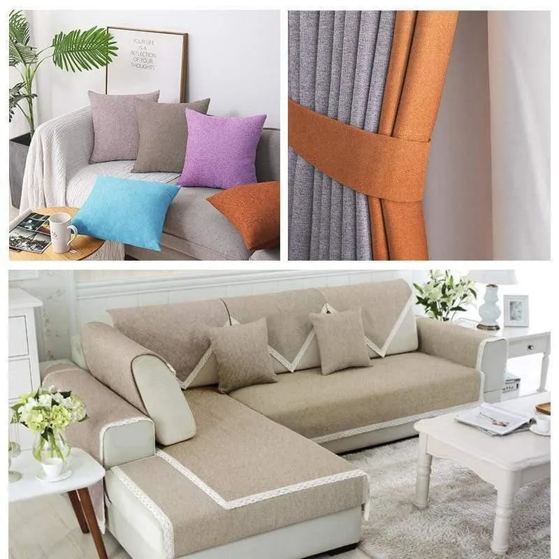 Feste Leinen Stoff Kostenloser Versand Langlebig Weichen Stoff Material Für Nähen Diy 25*145cm/50*145cm