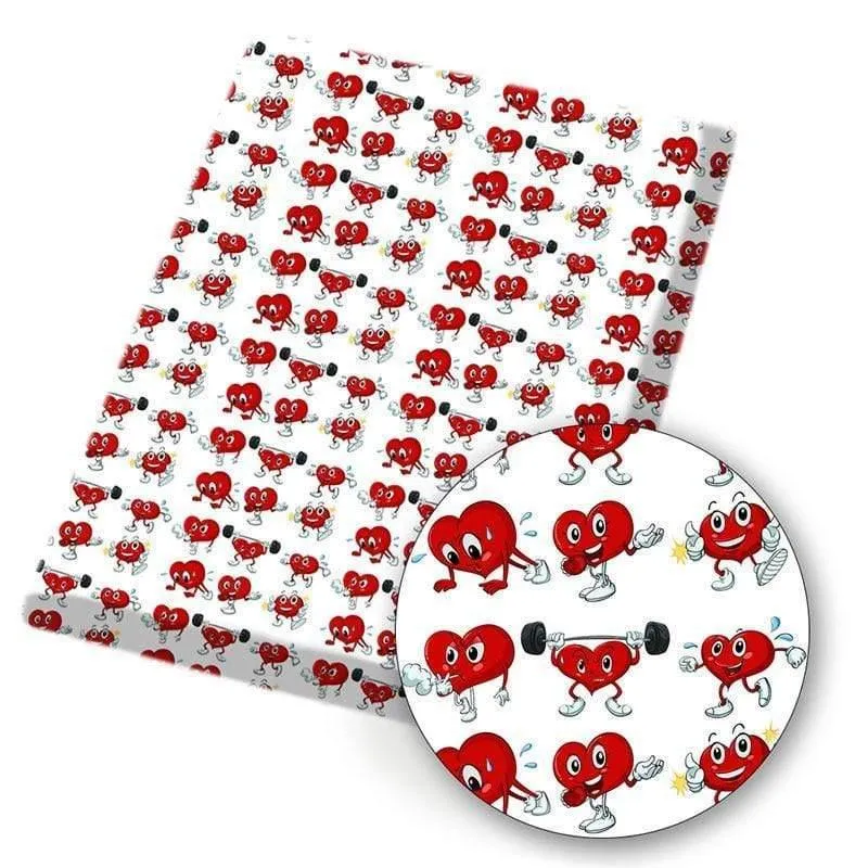 Polyester-Baumwollstoff, Gesichtsausdruck, bedruckter Stoff, Nähen, Heimtextilien, Stoff, Kleidersack, Material, 45 x 145 cm, 80 g/Stück