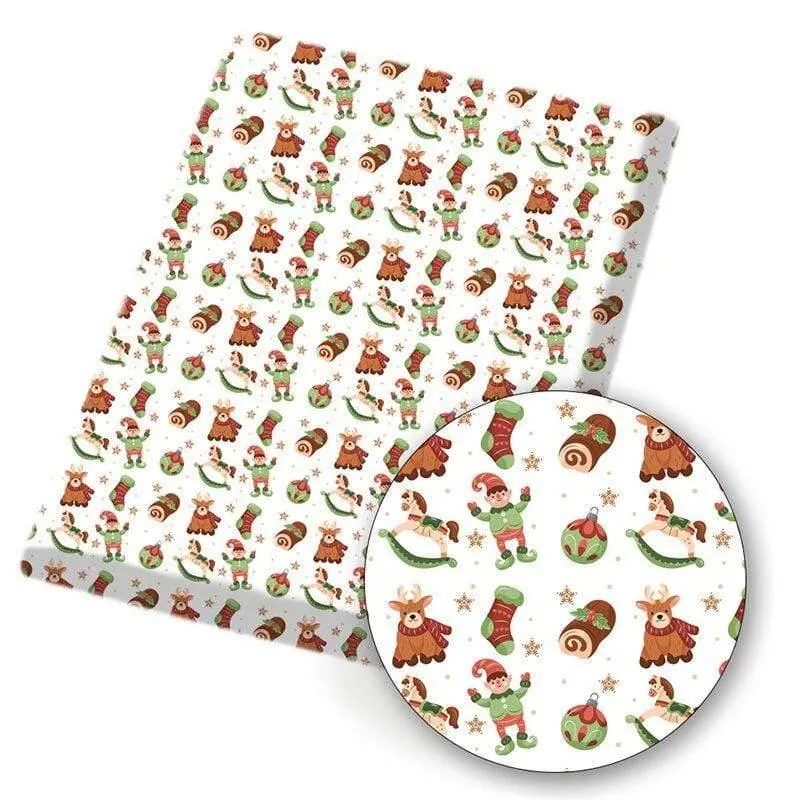 Polyester-Baumwollstoff, Gesichtsausdruck, bedruckter Stoff, Nähen, Heimtextilien, Stoff, Kleidersack, Material, 45 x 145 cm, 80 g/Stück