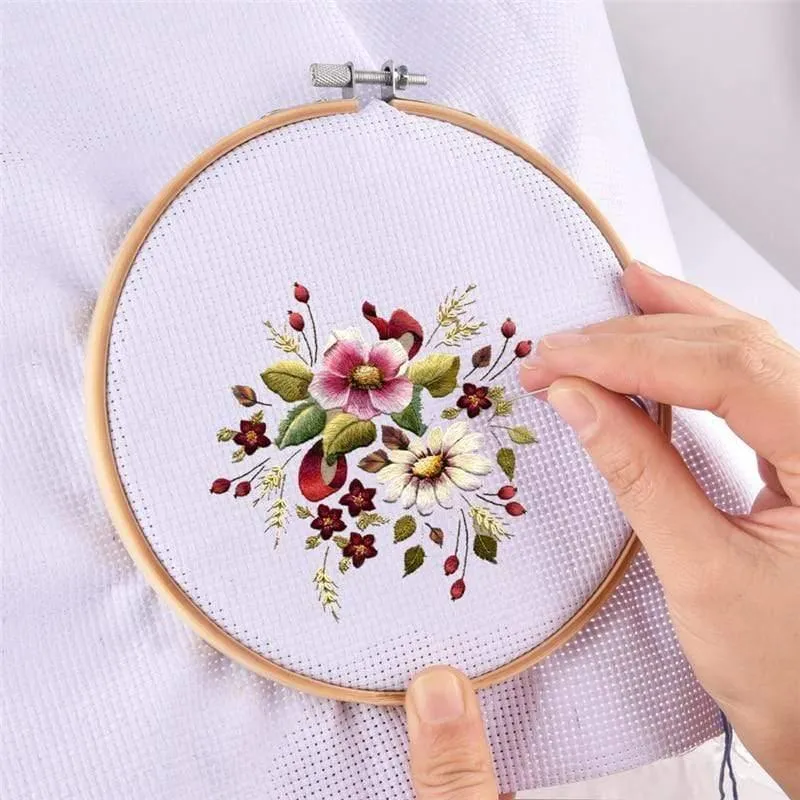 50/100 Farben Stränge Stickstift Nadel Set Faden Stanzen Nähen Strickset Frauen Mutter DIY Nähen Zubehör Mit Pinzette