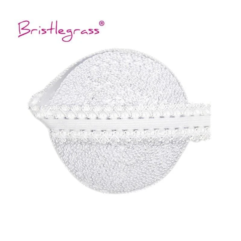 5 Yard 3/4 "20mm Picot Loop Crown Rüschen Spitzenbesatz Elastics Spandex Bänder Haargummi Stirnband Tutu Kleid Nähen Handwerk