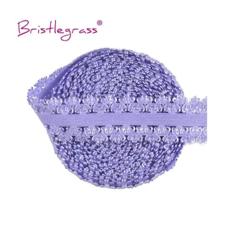 5 Yard 3/4 "20mm Picot Loop Crown Rüschen Spitzenbesatz Elastics Spandex Bänder Haargummi Stirnband Tutu Kleid Nähen Handwerk
