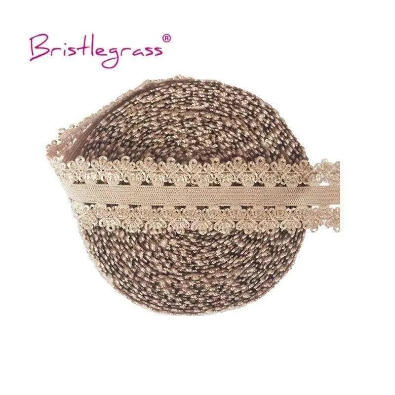 5 Yard 3/4 "20mm Picot Loop Crown Rüschen Spitzenbesatz Elastics Spandex Bänder Haargummi Stirnband Tutu Kleid Nähen Handwerk