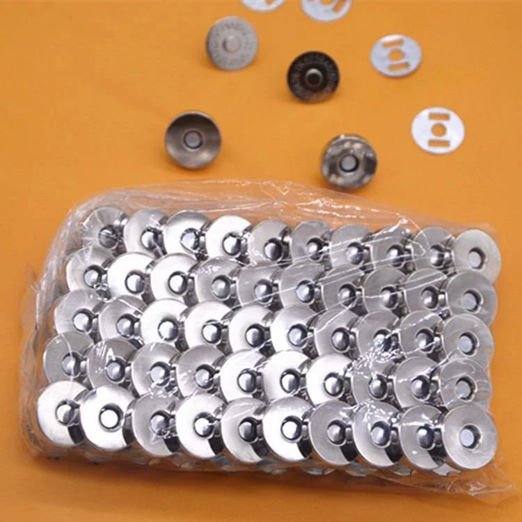 50 Stück Bronze Silber Metall Magnetknopf für Diy Taschen Druckknöpfe Druckknopf Verschluss Druckknopf Nähzubehör 14 * 3.5 mm
