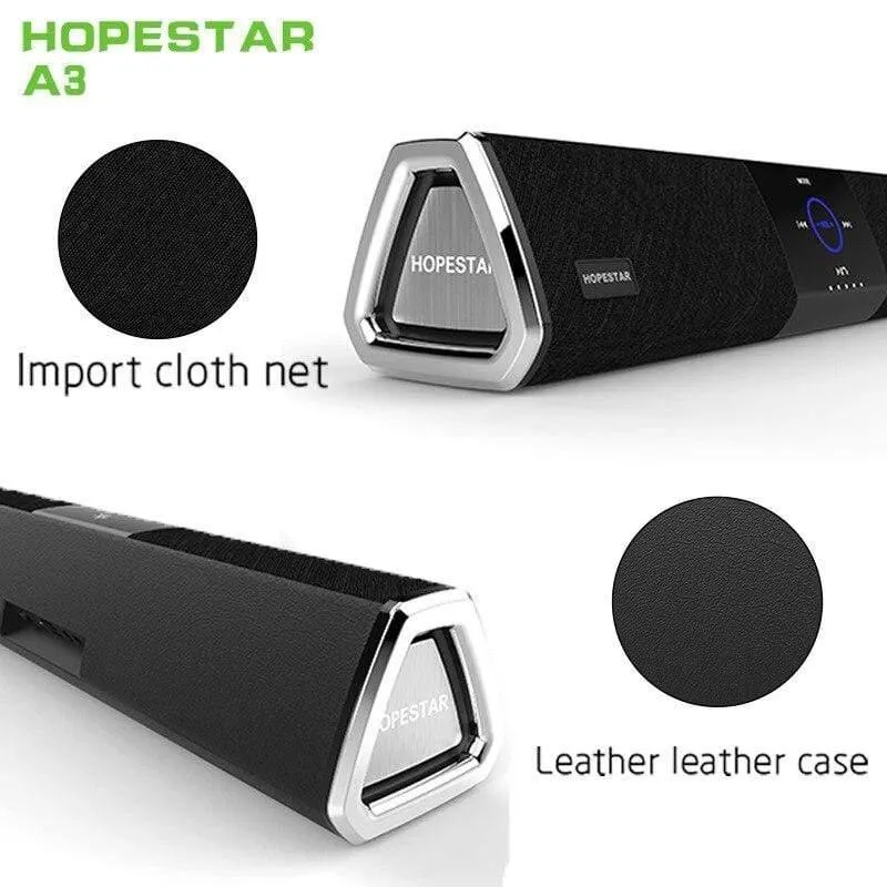 A3 20W Wireless Bluetooth Column Subwoofer mit zwei Lautsprechern Heimkino-Lautsprecher 3D-Stereo-Super-Bass-Lautsprecher für Telefon-TV-PC