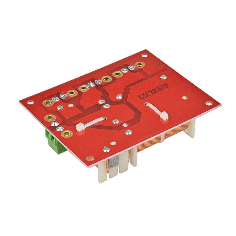 2pcs 200W 3-Wege-Audio-Lautsprecher Crossover Höhen + Mitteltöner + Bass Unabhängige Crossover-Lautsprecher Filter Frequenzteiler