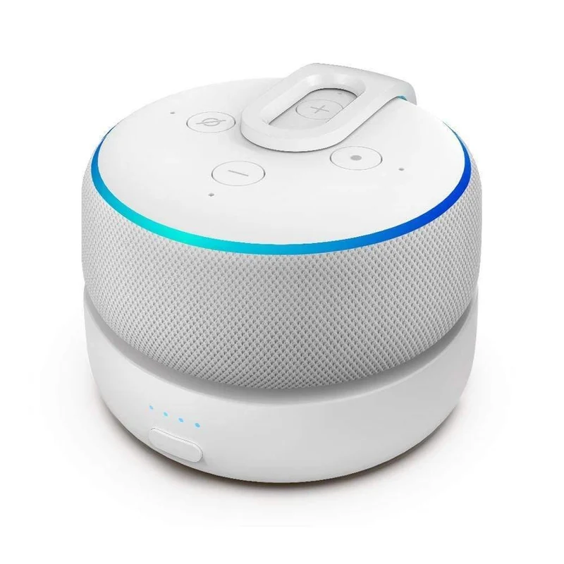 GGMM Original Portable Battery Base für Amazon Echo Dot 3. Generation wiederaufladbare Dockingstation für Alexa-Lautsprecher mit 8 Stunden Spielzeit
