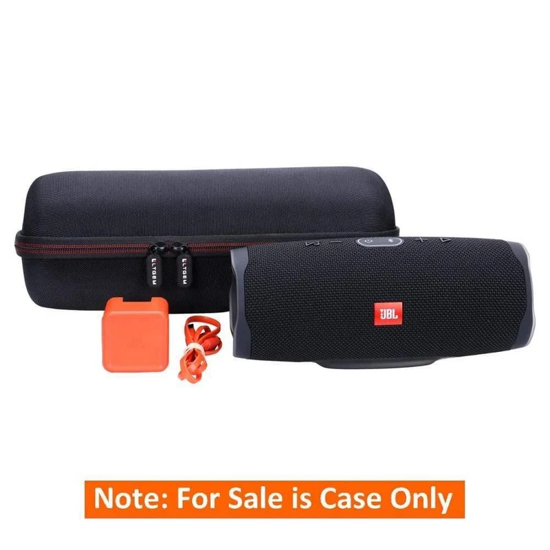 Ltgem-Gehäuse für JBL Charge 4 Tragbarer drahtloser Bluetooth-Lautsprecher für USB-Kabel und Ladegerät Schwarz Grau Weiß Aufbewahrungskoffer