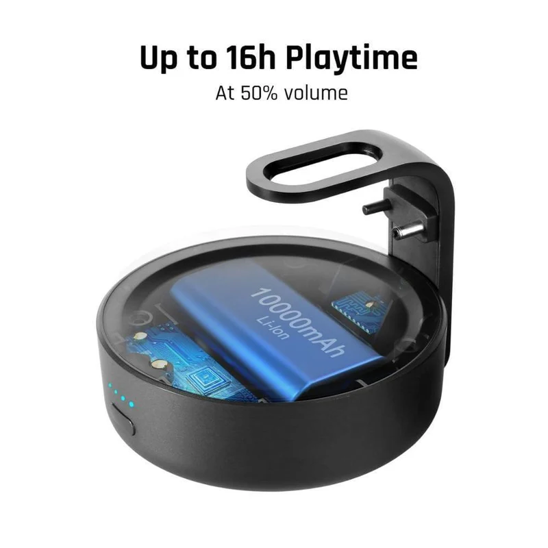 GGMM D3 + Batteriefach für Amazon Alexa Echo Dot Alexa-Lautsprecher der 3. Generation 10000mAh Batterieladung für Echo Dot 3 16H Spielzeit