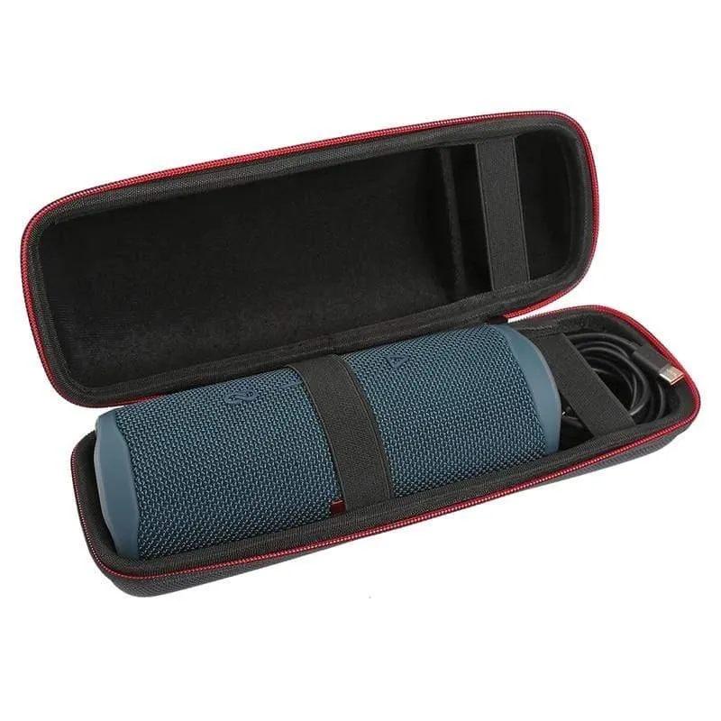 2019 New Travel Tragbare Schutzhülle Hartschalen-Aufbewahrungstasche Beutelabdeckung mit Karabinerhaken für JBL Flip 5 Flip5-Lautsprecher