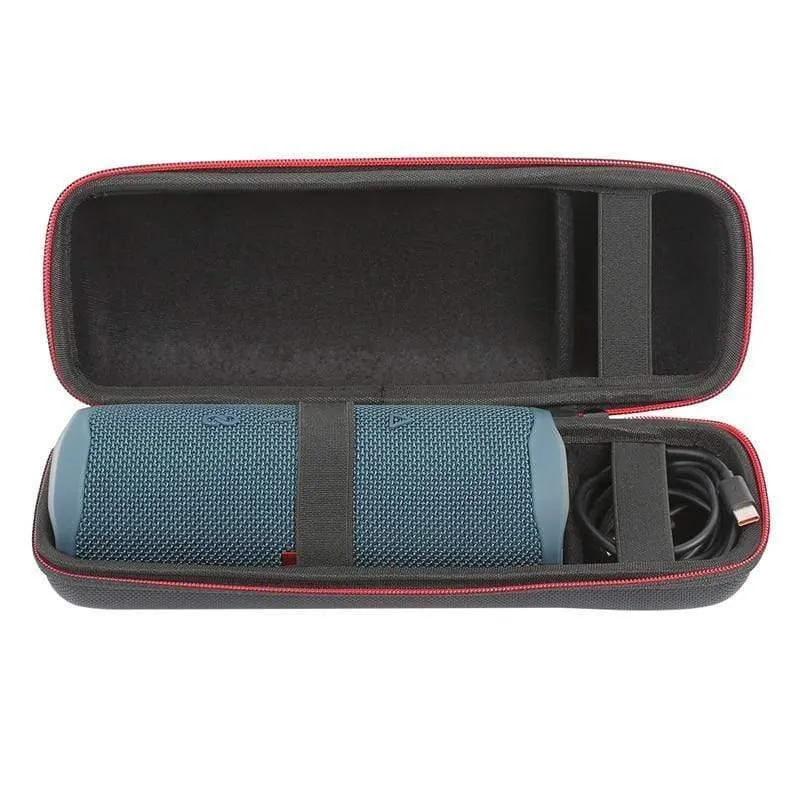 2019 New Travel Tragbare Schutzhülle Hartschalen-Aufbewahrungstasche Beutelabdeckung mit Karabinerhaken für JBL Flip 5 Flip5-Lautsprecher