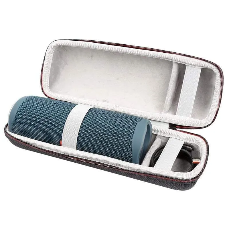 2019 New Travel Tragbare Schutzhülle Hartschalen-Aufbewahrungstasche Beutelabdeckung mit Karabinerhaken für JBL Flip 5 Flip5-Lautsprecher