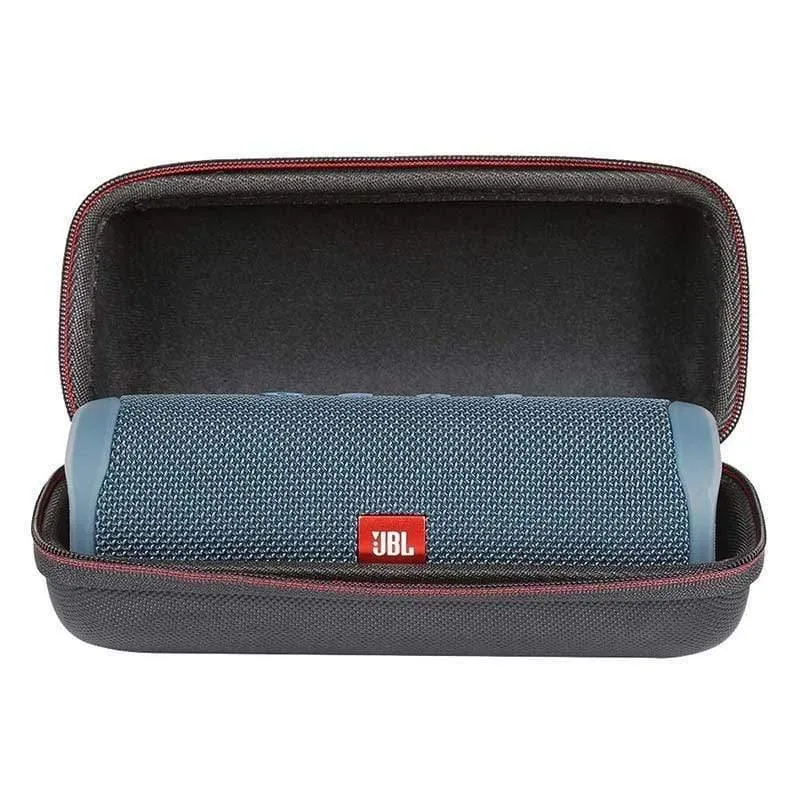 2019 New Travel Tragbare Schutzhülle Hartschalen-Aufbewahrungstasche Beutelabdeckung mit Karabinerhaken für JBL Flip 5 Flip5-Lautsprecher