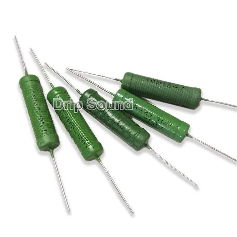 2 Stück 1-6.8 Ohm RX21-10W Lautsprecherteiler Crossover Drahtwicklungswiderstand Drahtgewickelter Drahtwiderstand