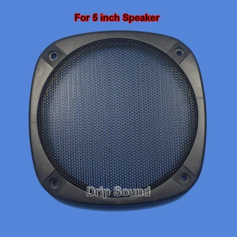 Für 3"/4"/5"/6" Zoll Auto-Audio-Lautsprecher-Umwandlungsnetzabdeckung, dekorativer Kreis-Metallgittergrill