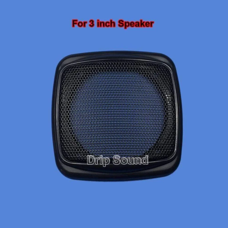 Für 3"/4"/5"/6" Zoll Auto-Audio-Lautsprecher-Umwandlungsnetzabdeckung, dekorativer Kreis-Metallgittergrill