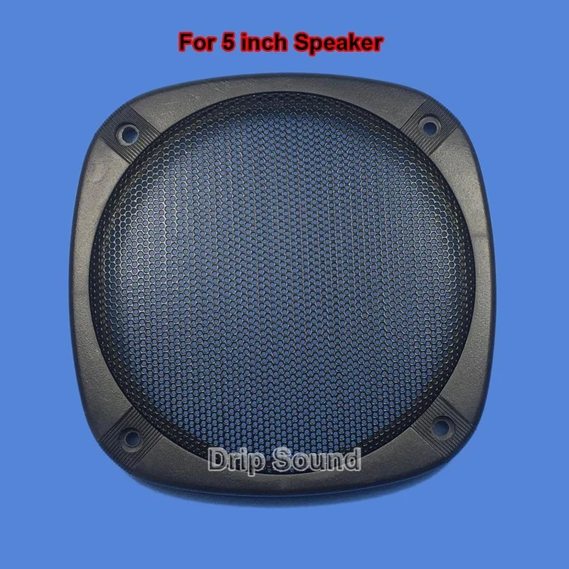 Für 3"/4"/5"/6" Zoll Auto-Audio-Lautsprecher-Umwandlungsnetzabdeckung, dekorativer Kreis-Metallgittergrill