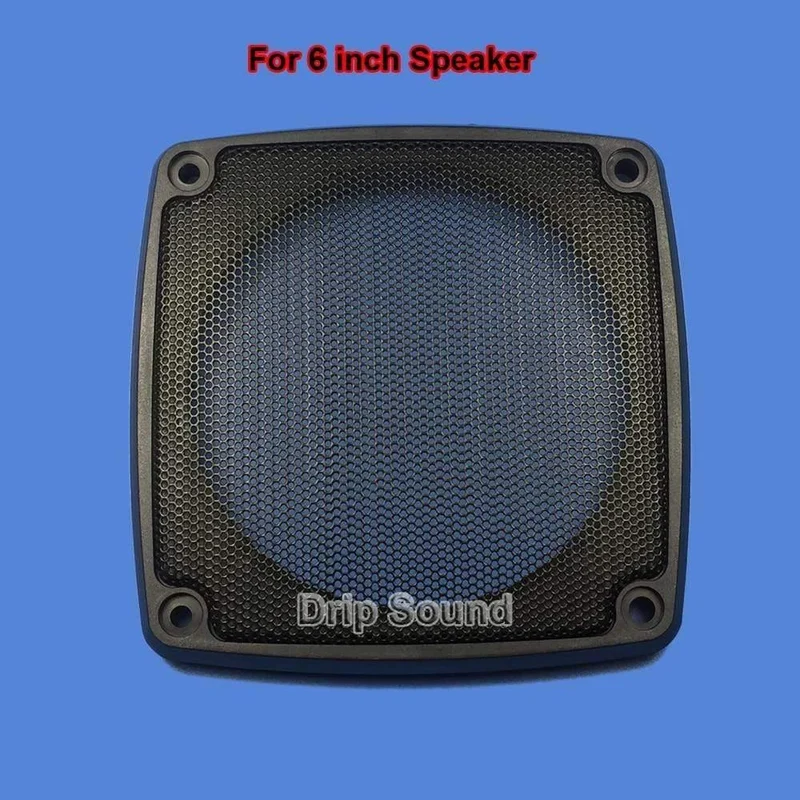 Für 3"/4"/5"/6" Zoll Auto-Audio-Lautsprecher-Umwandlungsnetzabdeckung, dekorativer Kreis-Metallgittergrill