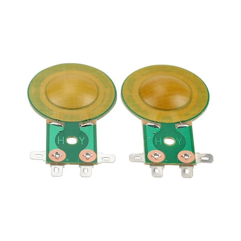 GHXAMP Universal 25.5mm Höhen Schwingspule Horn Hochtöner Membran Harz Film Lange Rahmen Fahrer Kopf Bühne Lautsprecher Reparatur 2PCS