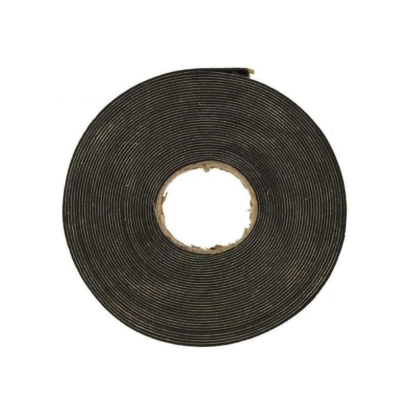 GHXAMP 2 Meter 10 * 1MM EVA Lautsprecher Reparatur Dichtungsstreifen Lautsprecher Schwarz Einseitige Kunststoff-Stoßdämpfer-Dichtung