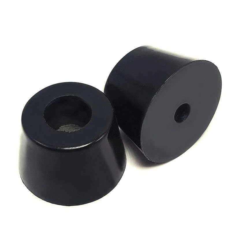 4 Stück Φ12mm-27mm Lautsprecher Stoßdämpfende Spike-Pads Isolationsständer Fuß Gummikegel-Basispad
