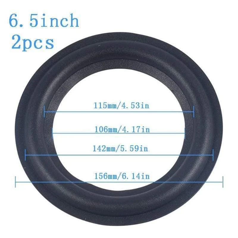 4/5 / 6.5 / 8/10/12 Zoll Lautsprecher mit hoher Elastizität Surround Repair Foam Woofer Edge Ersatzschaumgummi