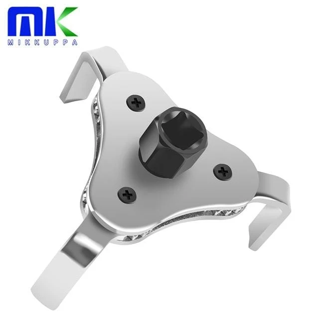 Mikkuppa Ölfilterschlüssel-Werkzeug für Auto-Reparatur, verstellbarer Zwei-Wege-Ölfilter-Entfernungsschlüssel, Auto-Auto-Reparatur-Werkzeuge, 65–110 mm