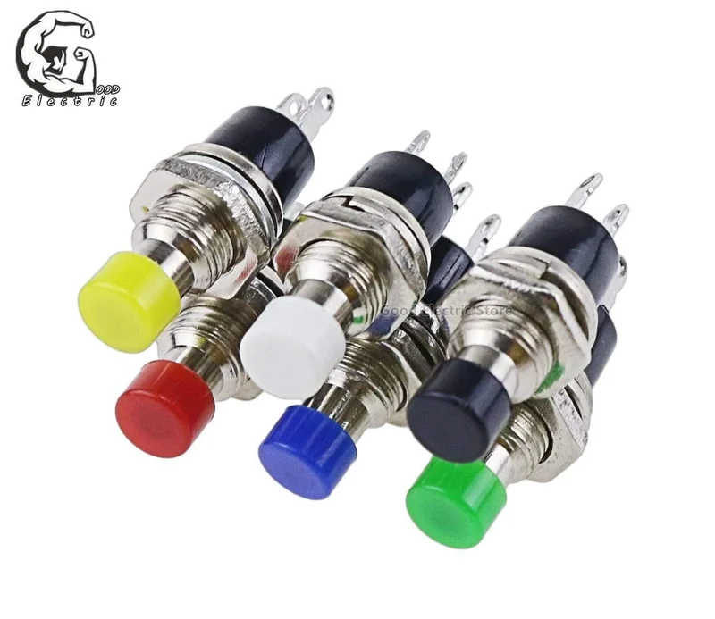 10 Stück / 5 Stück PBS-110 Mini Momentary Push Button Schalter für Modellbahn Hobby 7mm Pack ein-aus