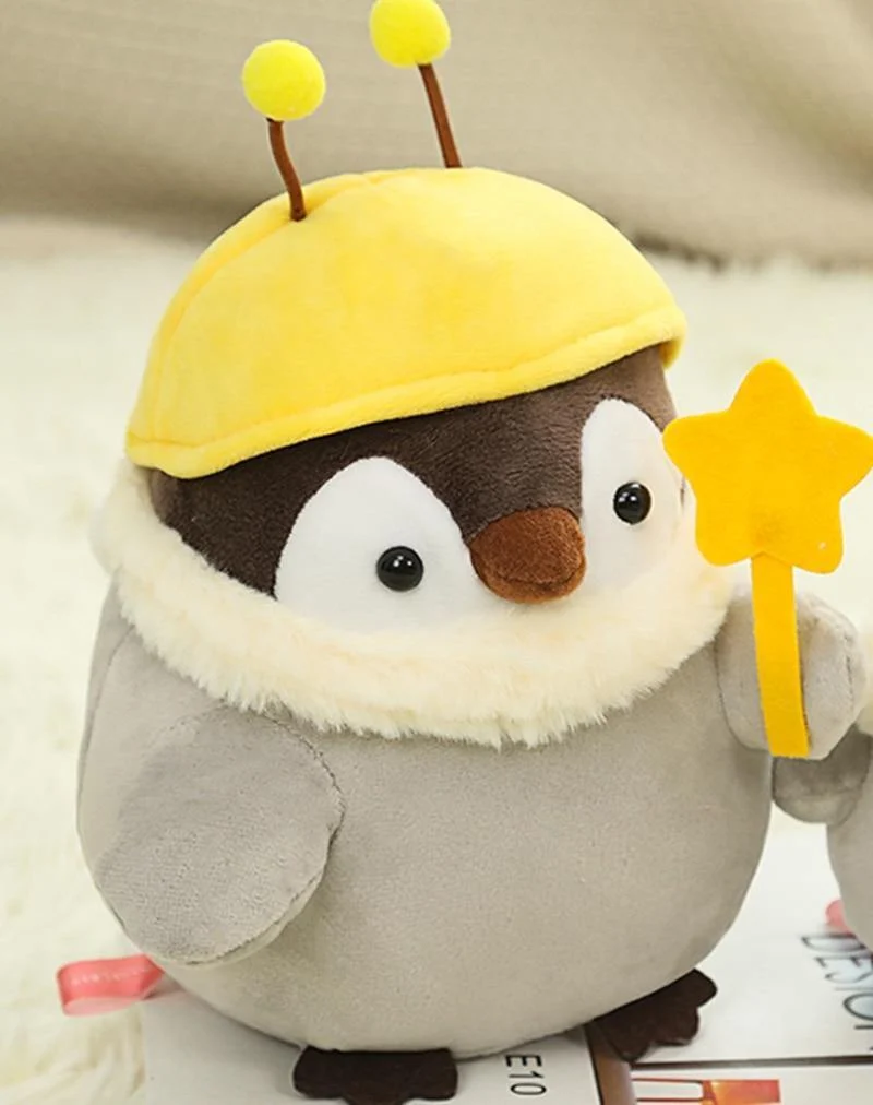 Kawaii Pinguin Plüsch Puppe Anhänger Cosplay Kaninchen & Panda & Tiger Spielzeug Baby Weiche Tier Pinguin Puppe Kinder Mädchen Geburtstag geschenk