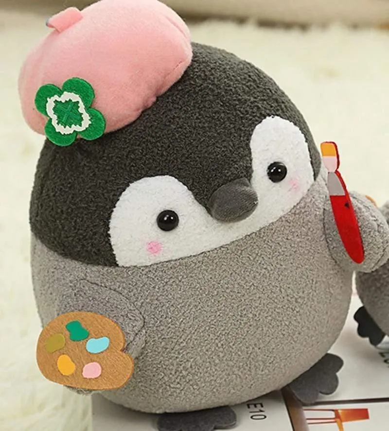 Kawaii Pinguin Plüsch Puppe Anhänger Cosplay Kaninchen & Panda & Tiger Spielzeug Baby Weiche Tier Pinguin Puppe Kinder Mädchen Geburtstag geschenk