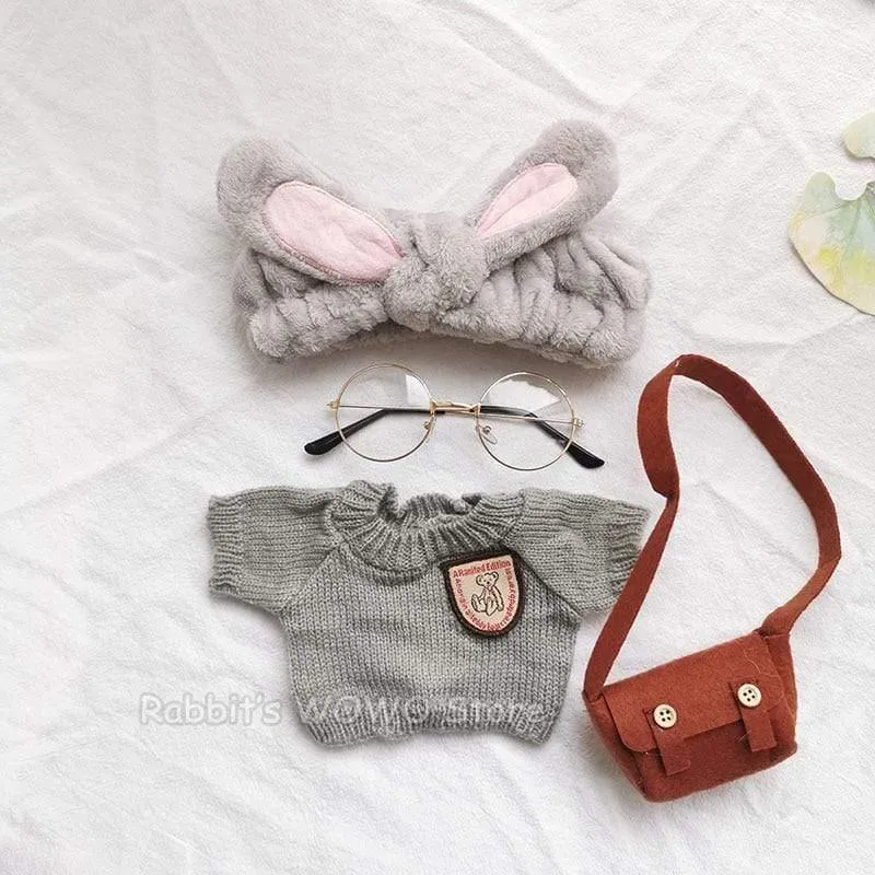 30cm LaLafanfan Cafe Ente Plüschtier Puppe Kleidung Cartoon Gelbe Ente Gefüllte Puppen Puppenzubehör Kinderspielzeug Geschenk Für Kinder