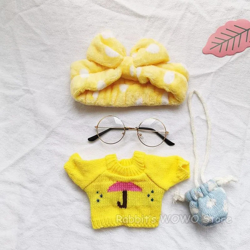 30cm LaLafanfan Cafe Ente Plüschtier Puppe Kleidung Cartoon Gelbe Ente Gefüllte Puppen Puppenzubehör Kinderspielzeug Geschenk Für Kinder