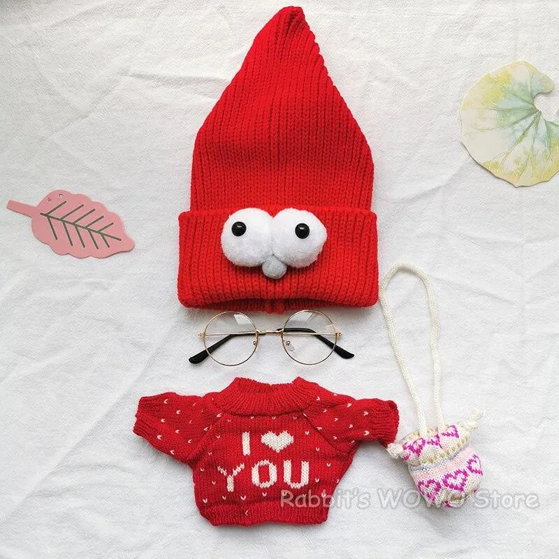 30cm LaLafanfan Cafe Ente Plüschtier Puppe Kleidung Cartoon Gelbe Ente Gefüllte Puppen Puppenzubehör Kinderspielzeug Geschenk Für Kinder