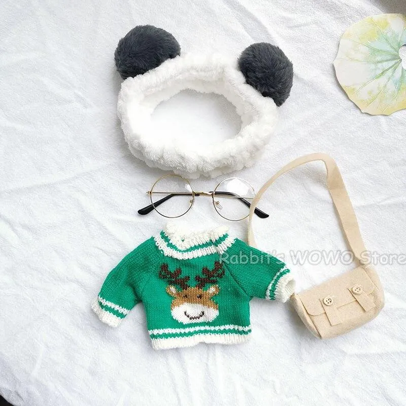 30cm LaLafanfan Cafe Ente Plüschtier Puppe Kleidung Cartoon Gelbe Ente Gefüllte Puppen Puppenzubehör Kinderspielzeug Geschenk Für Kinder