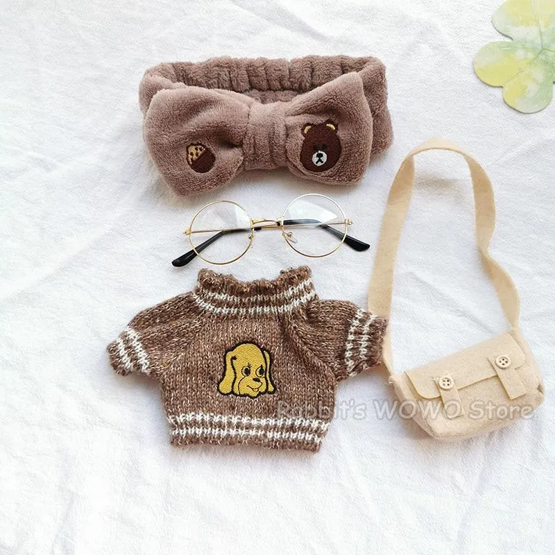30cm LaLafanfan Cafe Ente Plüschtier Puppe Kleidung Cartoon Gelbe Ente Gefüllte Puppen Puppenzubehör Kinderspielzeug Geschenk Für Kinder