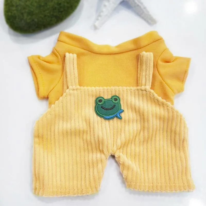 30cm LaLafanfan Cafe Ente Plüschtier Puppe Kleidung Cartoon Gelbe Ente Gefüllte Puppen Puppenzubehör Kinderspielzeug Geschenk Für Kinder