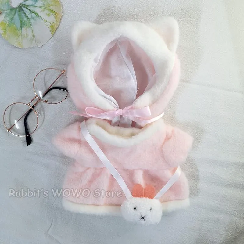 30cm LaLafanfan Cafe Ente Plüschtier Puppe Kleidung Cartoon Gelbe Ente Gefüllte Puppen Puppenzubehör Kinderspielzeug Geschenk Für Kinder