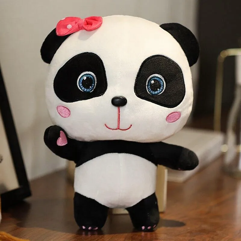 22-55 cm BabyBus Schöne Panda Plüsch Spielzeug Hobbies Cartoon Tier Gefüllte Puppe Spielzeug für Kinder Weiches Kissen Baby Kinder Geburtstag Geschenk